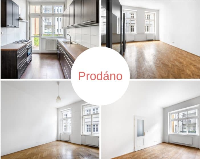 Prodej bytu 3+1, 105 m² v Praze 5 – Smíchov, ulice Na Bělidle