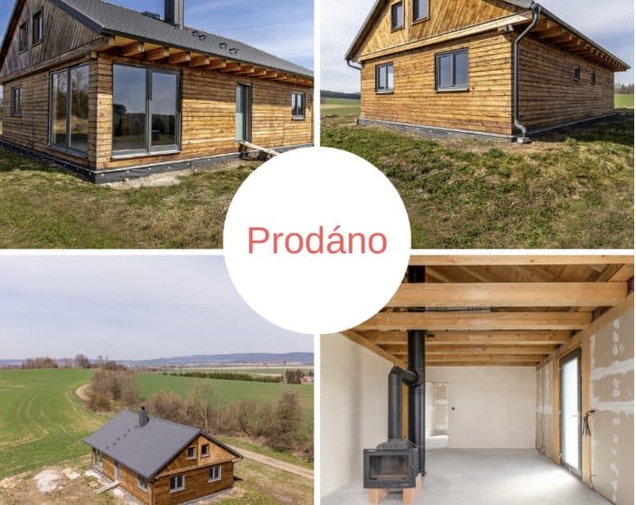 Prodej rozestavěného domu v Pňovicích u Rožmitálu pod Třemšínem